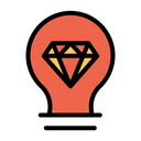 Business Idea Diamond Bsiness New Idea Icon