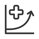 Increase Curve Chart Icon