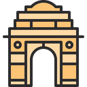 India Gate Monument National Landmark Icon