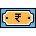 Indian Currency Rupee Icon