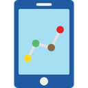 Infographic Mobile Mobile Graph Icon