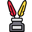 Ink Feather Ink Quill Icon