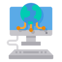 World Computer Global Icon