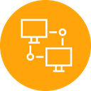 Internet, Network, Networking, Connection, Computer, System, Nodes Icon