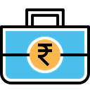 Investment Budget Indian Icon