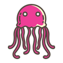 Jellyfish Sea Ocean Icon