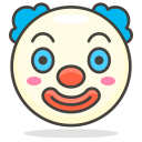 Joker Face Smiley Icon
