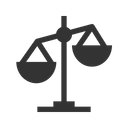 Justice Scale Law Contract Icon