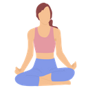 Kapalbhati Pranayama Yoga Icon