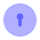 Key Hole Lock Privacy Icon