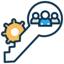Key Team Agile Team Scrum Master Icon