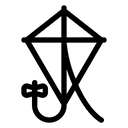 Kite Play Spring Icon