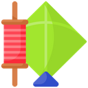 Kite And Thread Icon