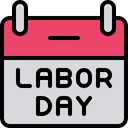 Labor Day May Calendar Icon
