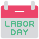 Labor Day May Calendar Icon