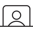 Laptop Display User Icon