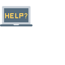 Laptop Device Help Icon
