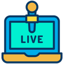 Online News Live News Laptop Icon