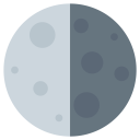 Last Quarter Moon Icon