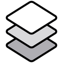 Layers Stack Design Tool Icon