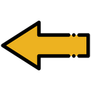 Arrow Left Arrow Sign Icon