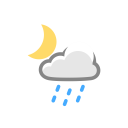 Light Rain Sun Icon