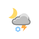 Light Snow Thunder Icon