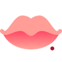 Cosmetics Lips Girl Icon