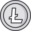 Litecoin Cryptocurrency Coins Icon