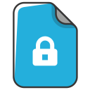 Lock, Password, Secure, Document, File Icon