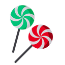 Lollypop Candy Christmas Icon