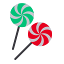 Lollypop Candy Christmas Icon