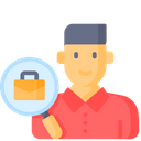 Looking For Job Employee Search Find Employee Icon
