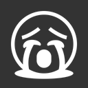 Crying Emoji Expression Icon