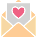 Love Card Love Letter Valentine Card Icon