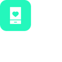 Love, Romantic, Valentine, Day, Mobile, Heart, Message Icon