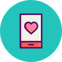 Love, Romantic, Valentine, Day, Mobile, Heart, Message Icon