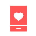 Love, Romantic, Valentine, Day, Mobile, Heart, Message Icon