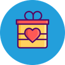 Love, Romantic, Valentine, Valentines, Day, Gift, Surprise Icon