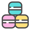 Macaroon Pastry Sweet Icon