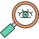 Magnifier Eye Icon