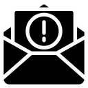 Warning Mail Warning Error Mail Icon