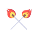 Matchbox Matches Burn Icon