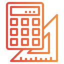 Study Ruler Calculation Icon