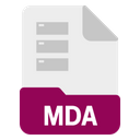 Mda File Format Icon
