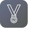 Medal, Position, Trophy, Winner, Silver, Award, Second Icon
