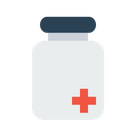 Medical Bottle Plus Icon