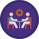 Business Meeting Meeting Discuss Topic Icon