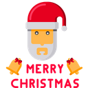Merry Christmas Greeting Icon