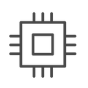 Microchip Computer Chip Core Icon